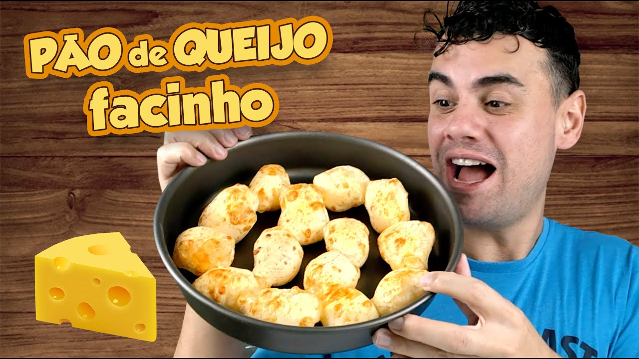 PÃO DE QUEIJO FÁCIL, SÓ 3 INGREDIENTES - Fubá online