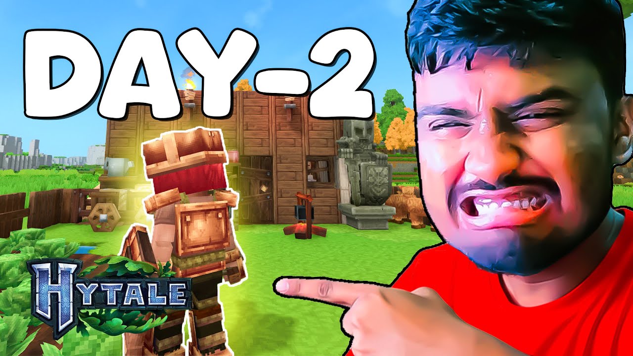 Playing Minecraft 2 Hytale.. (Day-2) #gaming