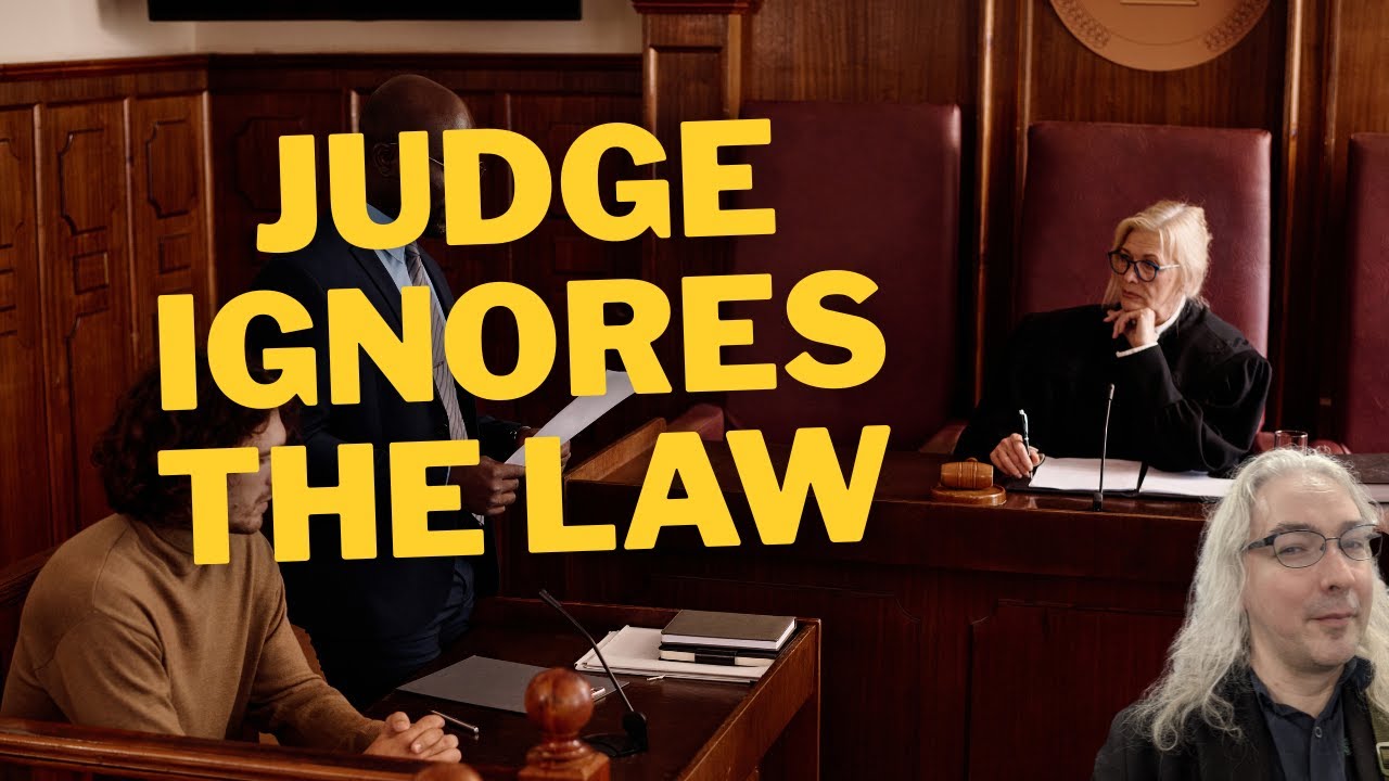 What Happens When A Judge Refuses To Apply The Law?