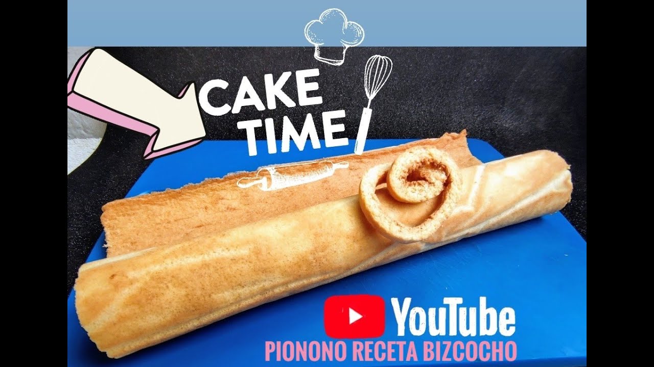 PIONONO, BIZCOCHUELO , KETO 💥 EL Nº 1 🥇 Receta para todos los arrollados que desees hacer KETO, CETO