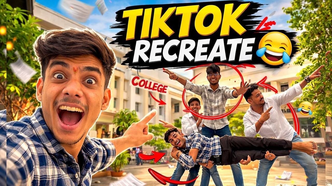 College Me Purane TikTok Trends Recreate Kar Diye 😂 | Indian Daily Vlog