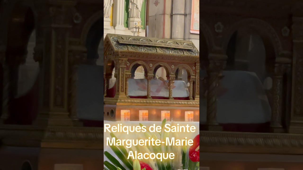 Reliques de Sainte Marguerite-Marie Alacoque ✝️ #eglise #jesus #bible #reliquias #adoration #louange