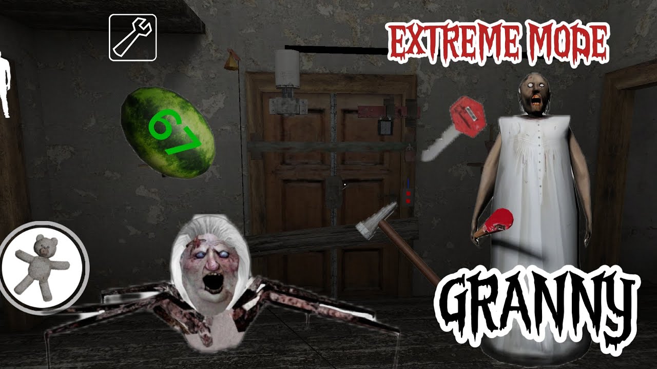 GRANNY EXFREME MODE DOOR ESCAPE!!!!