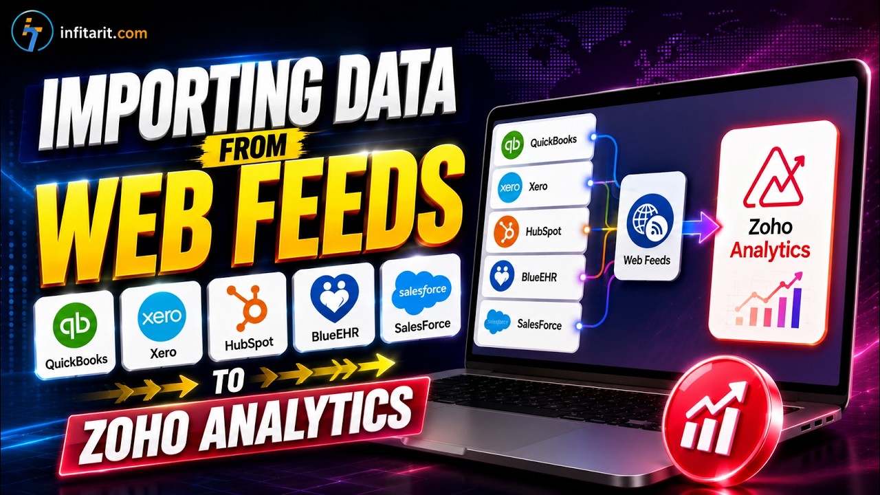 Importing Data from Web Feeds QuickBooks Xero HubSpot BlueEHR SalesForce to Zoho Analytics