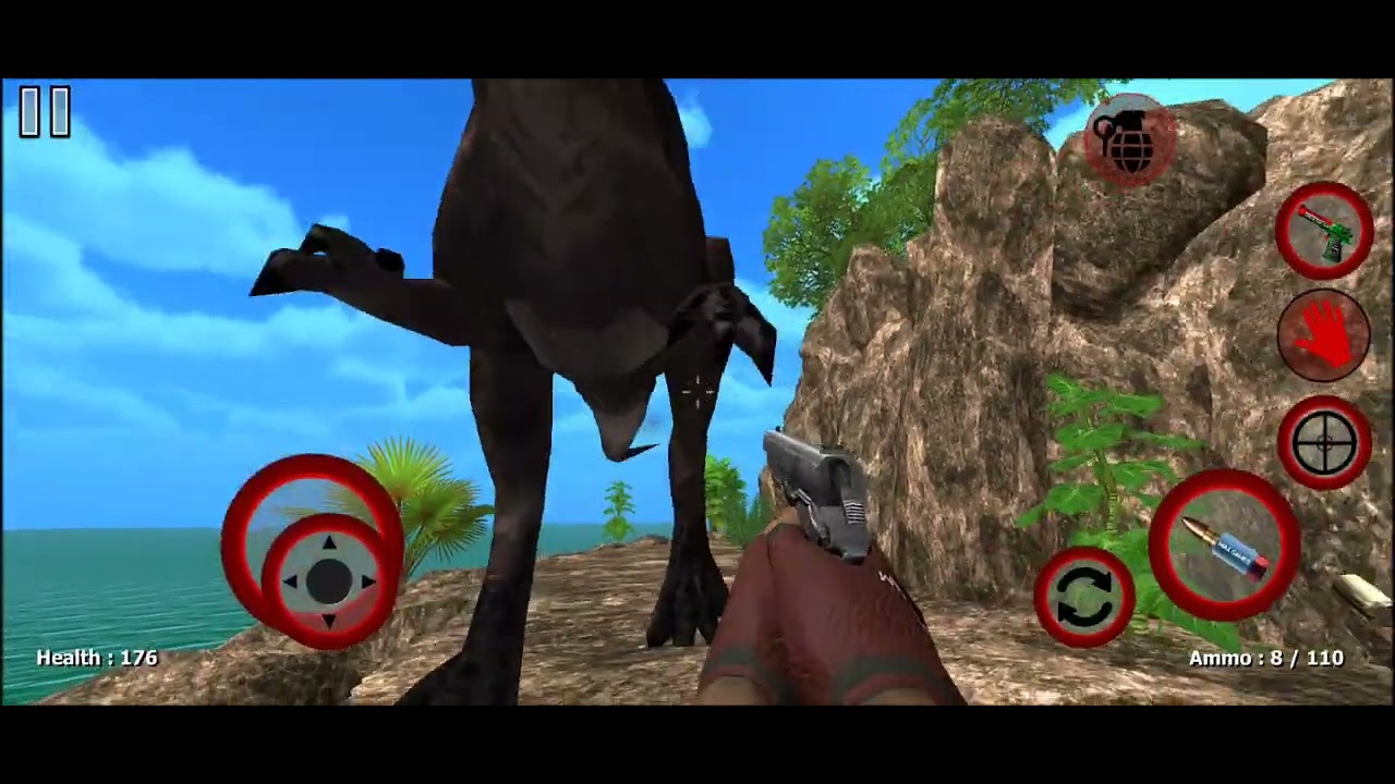 Dinosaur bloody lsland - MELHOR JOGO DÊ MATAR DINOSSAURO