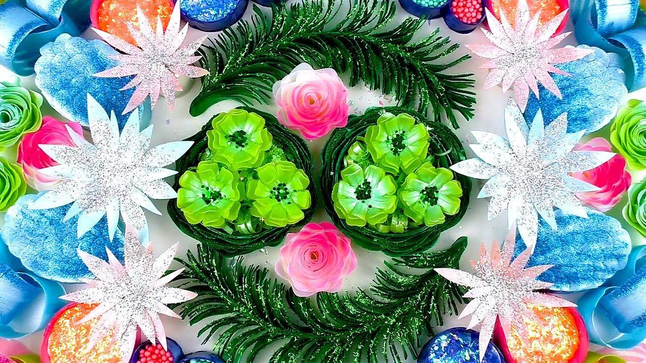 ASMR soap boxes with glitter and starch. Crushing soap roses, balls and chains. Best asmr no talking
