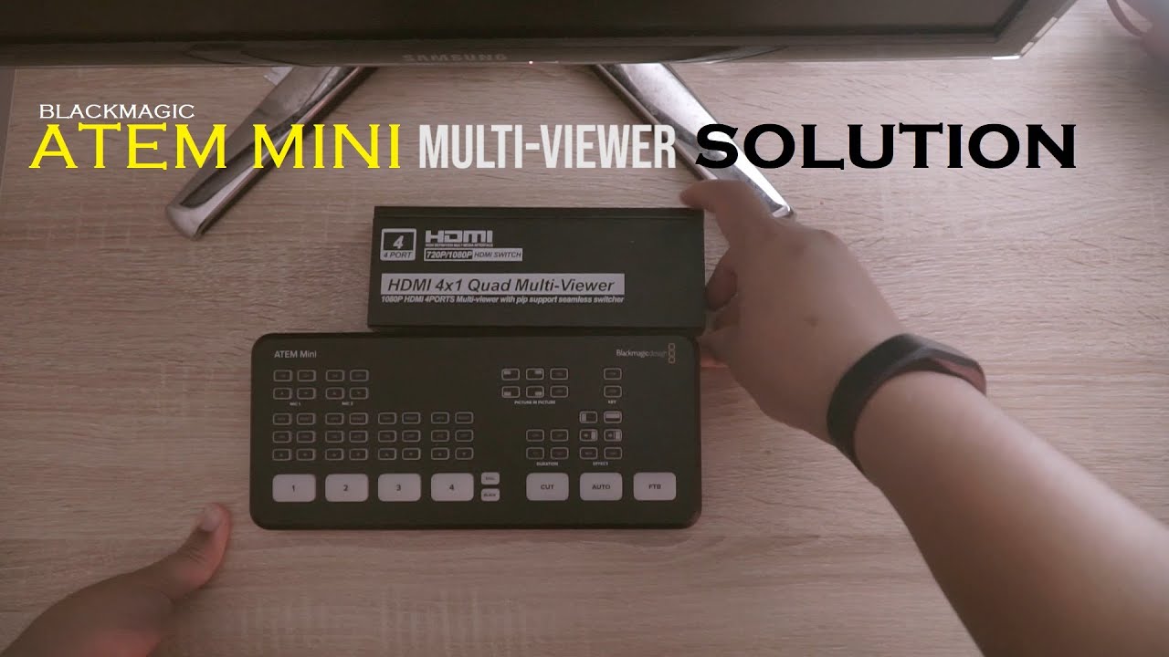 BlackMagic Atem Mini Multiview SOLUTION