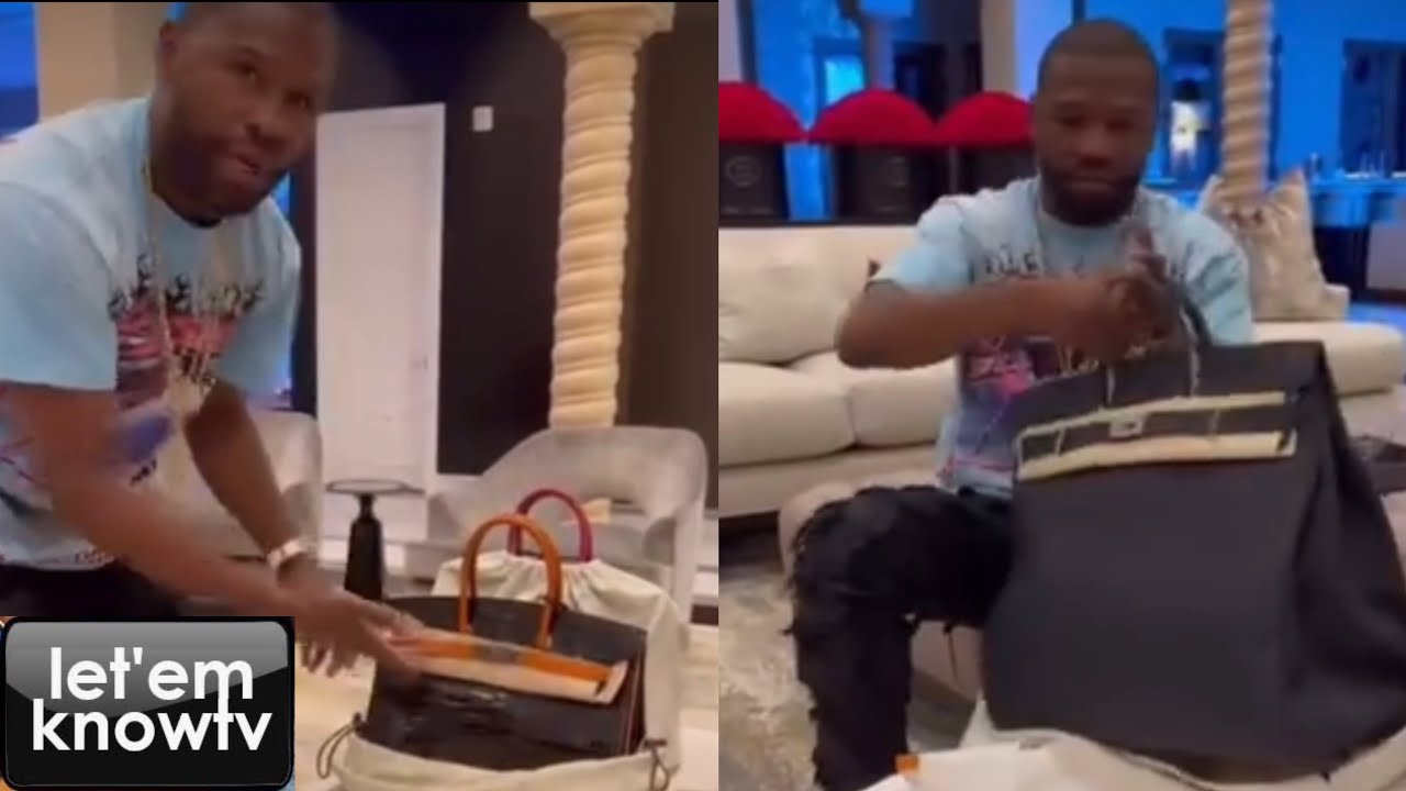 Флойд Мейвезер показал разницу между мужской сумкой Hermes и сумкой Birkin 💼 🤔