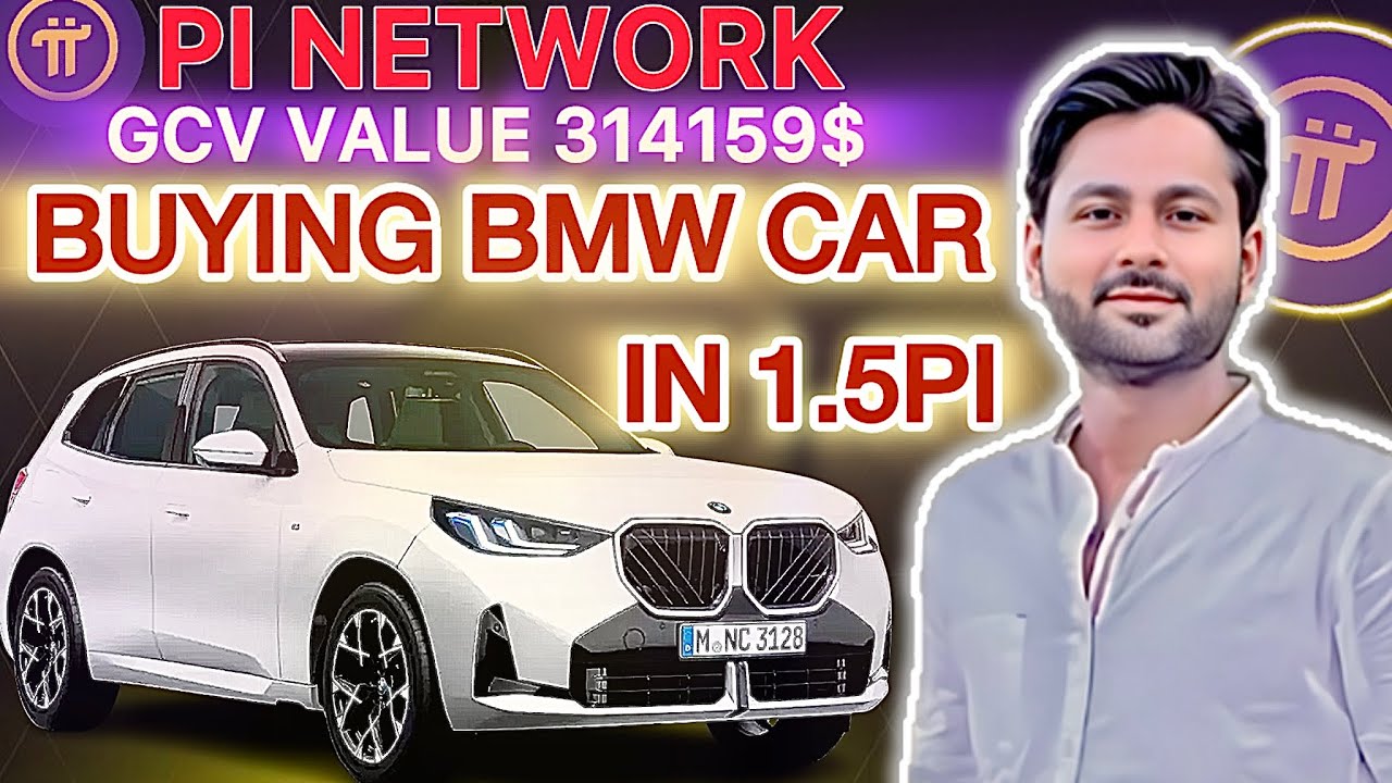 Buying Bmw Car in 1.5 Pi coin in pi gcv value 314159$ payments | Bmw car buy in 1.5 Pi gcv payment