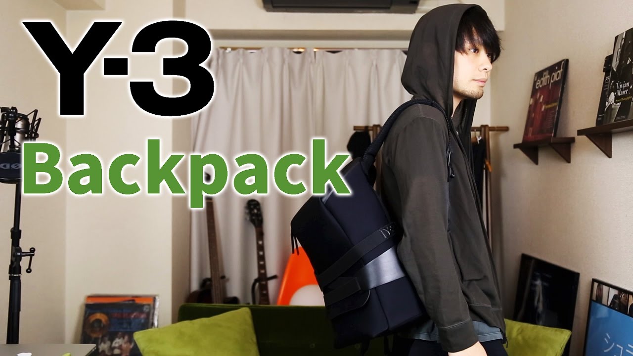 【リュック】新しい相棒Y-3のリュックがやってきた！