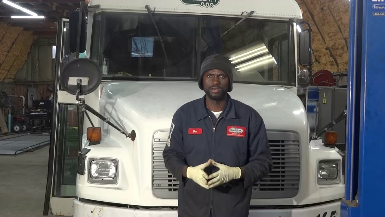 Brake Chamber Replacement on a 05 Freightliner school Bus