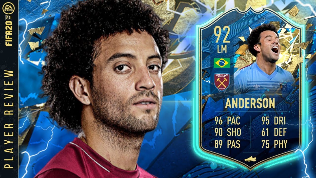 WHAT A CARD! 92 TOTSSF ANDERSON PLAYER REVIEW! FIFA 20 Ultimate Team