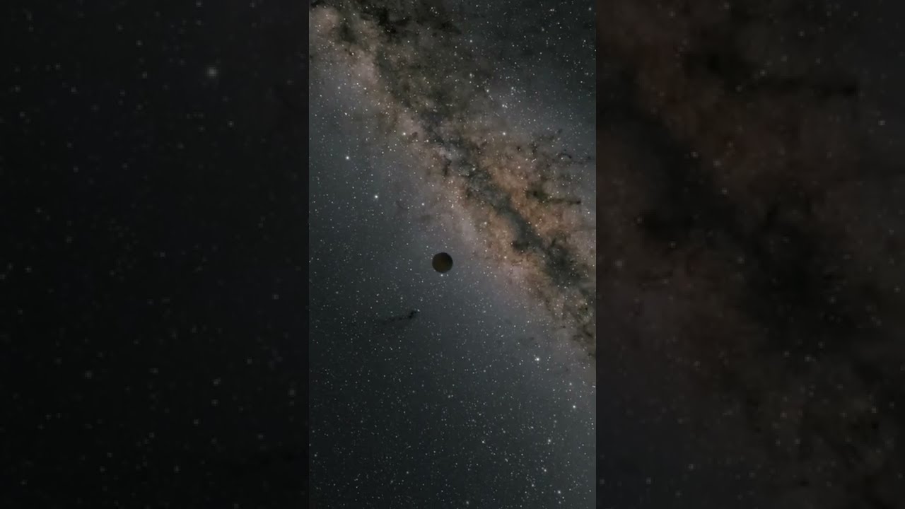 Rogue Planet traveling through Space (Wandering)🧐 #shorts