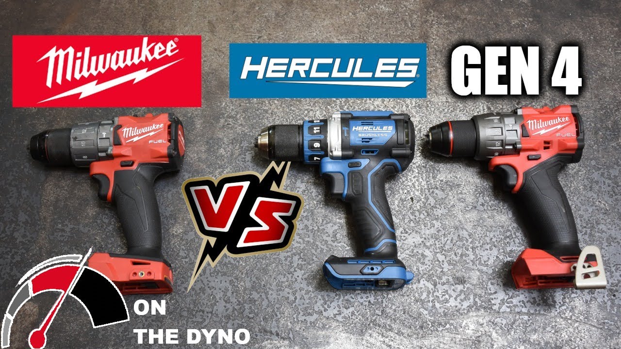 Новый Hercules DRILL от Harbor Freight против M18 Gen 3 и 4
