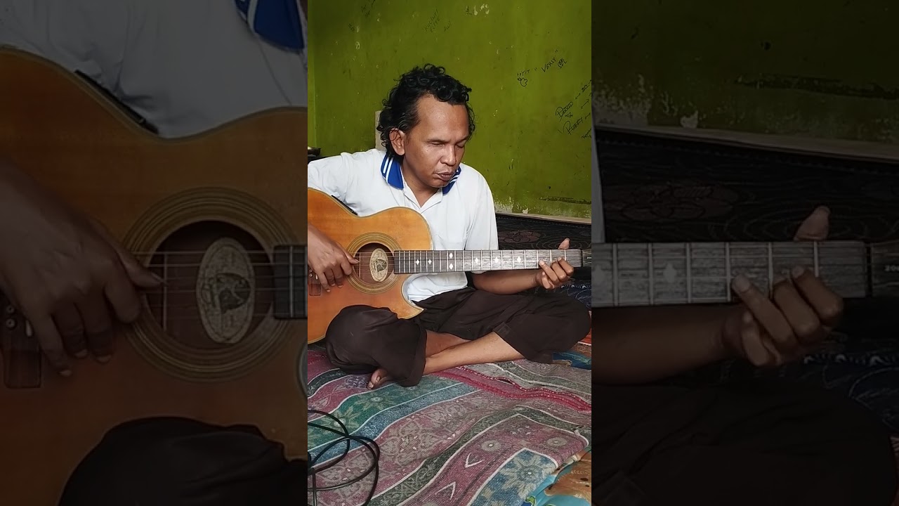 @petikan gitar lagu cicin kaweng dari jefri ntolu.