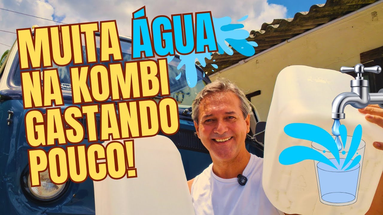 Água na Kombi sem gastar muito: Economize no projeto da Kombi Home