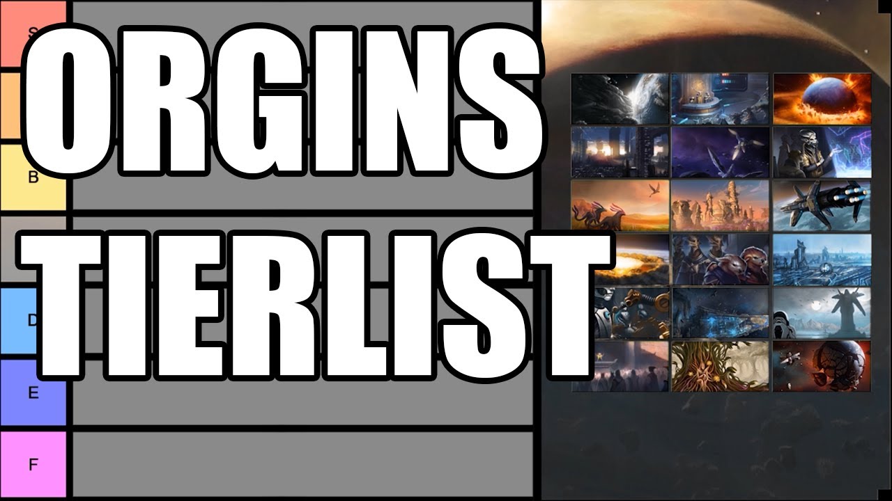 Stellaris - The Origin Fun Tier List (Not a Powerlist)
