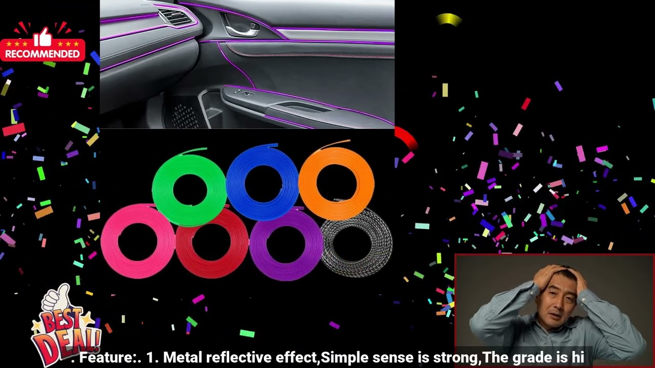 3256805004599762 Universal Car Moulding Decoration Flexible Strips 5M Interior Auto Mou