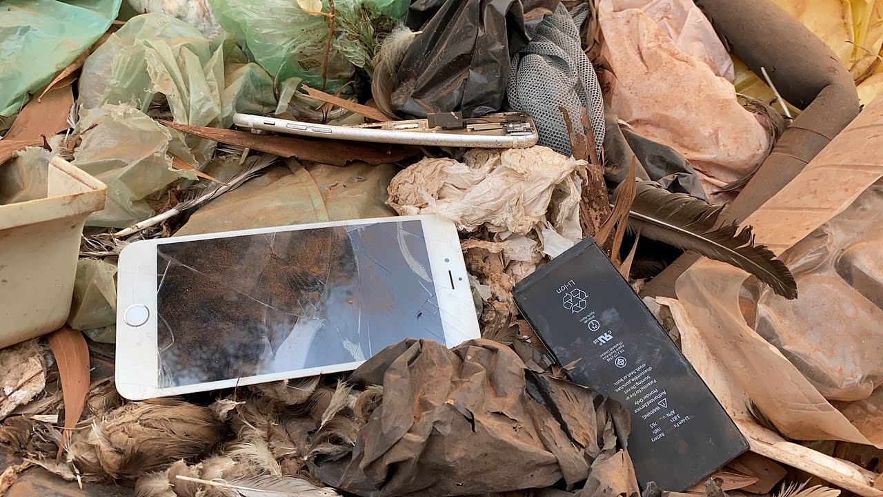 Restoration destroyed abandoned iPhone | Found Broken iPhone in the Rubbish | Rebuild iPhone 6 Plus