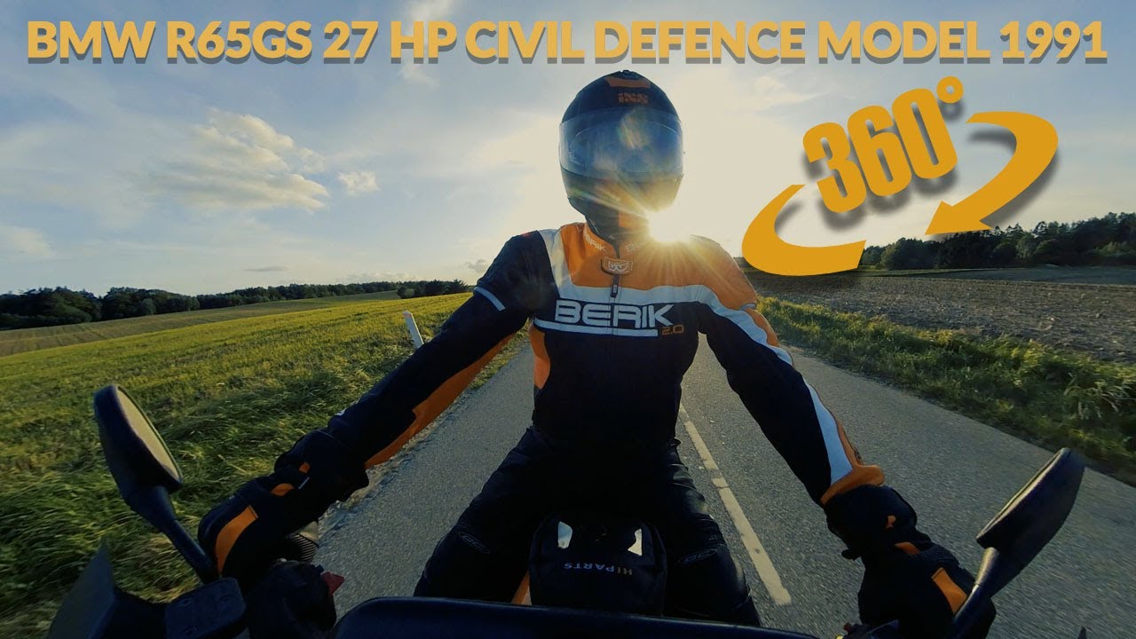 BMW R65GS 27HP DANISH CIVIL DEFENCE MODEL 1991