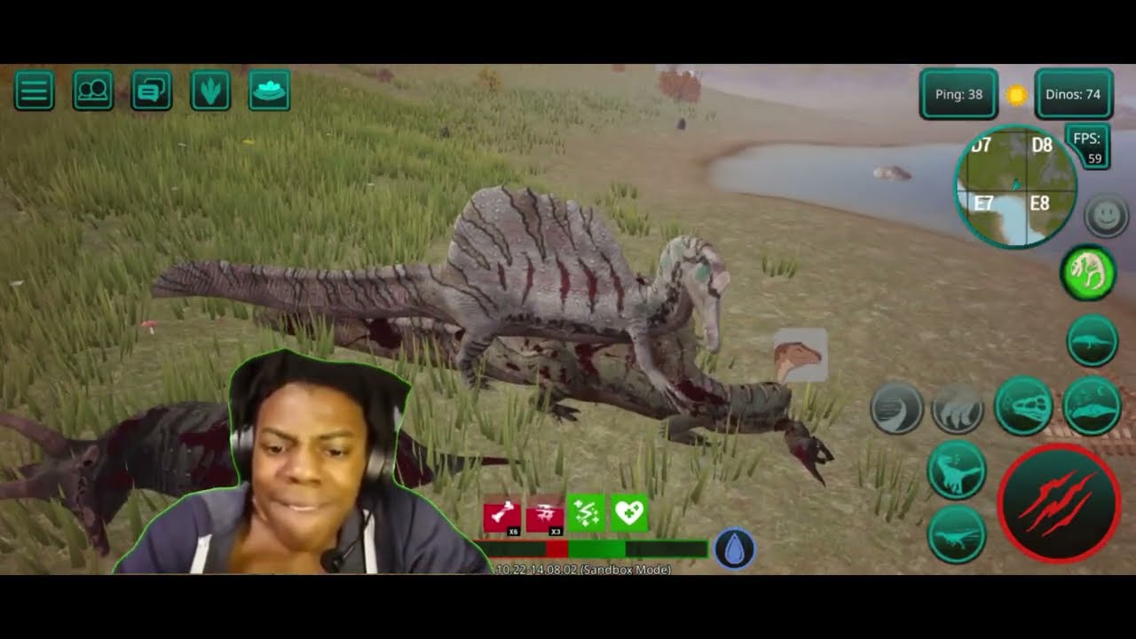 Spinosaurus vs Sandbox Mode The Cursed Isle 
