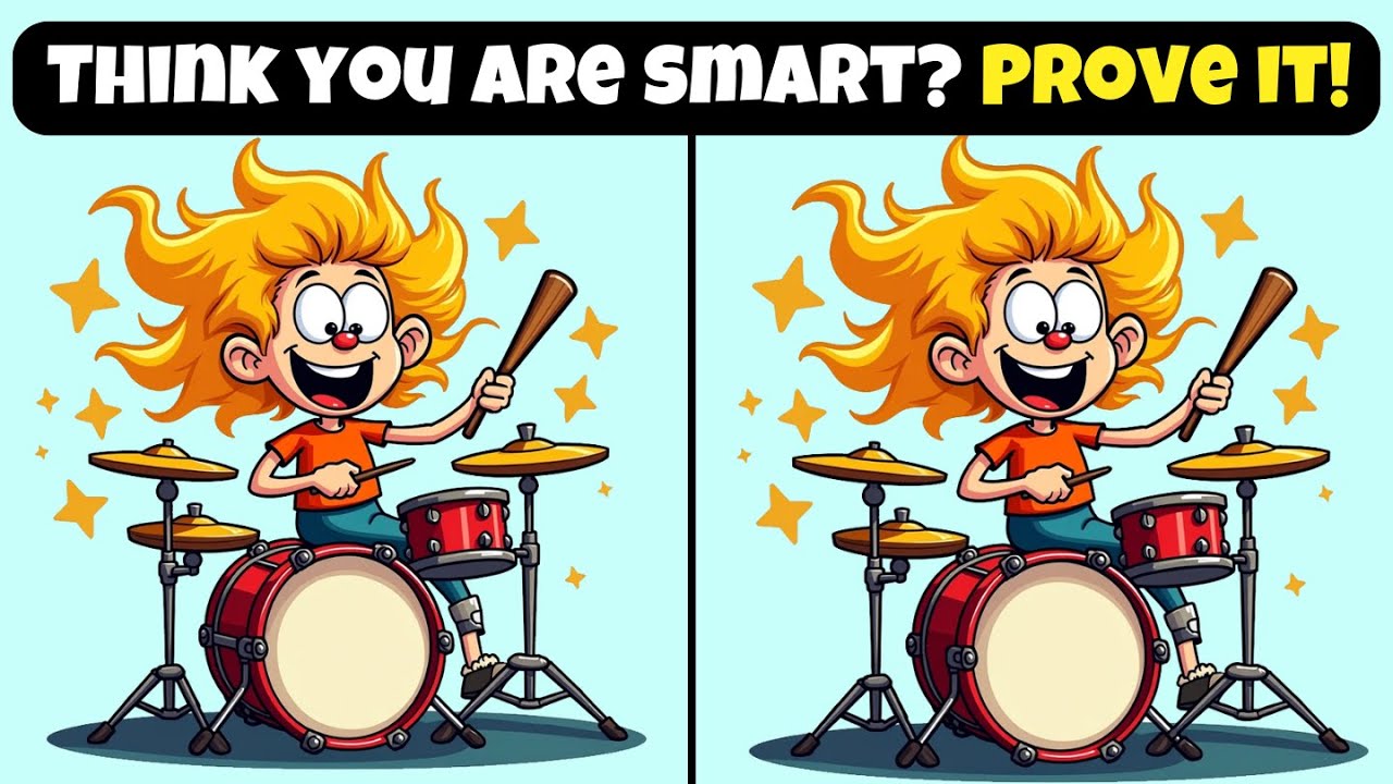 Find the 3 Hidden Difference: Just 5% Can Spot All Differences 🐿️🧠