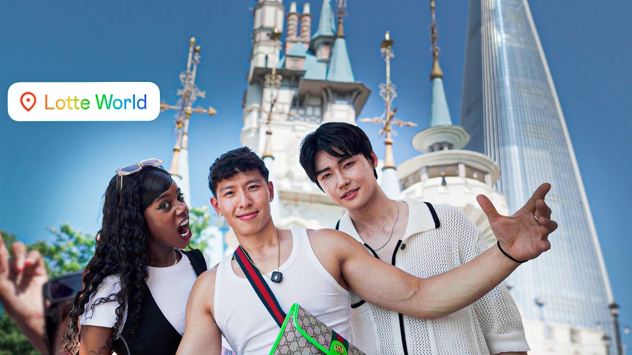 Esta es la VERSIÓN COREANA de Disneyland l @Pollybenitez y @Yun