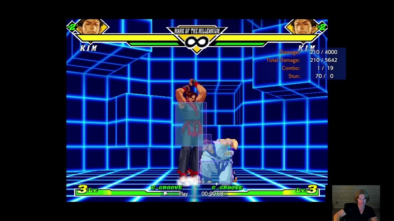 CVS2 Kim non punishable hishou kyaku? Tiger knee Random tech knowledge...