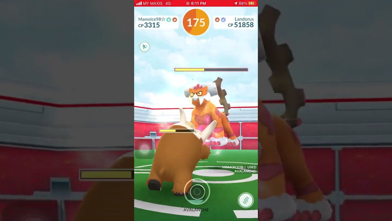 Landorus Therian Raid【Success】【Duo Challenge】【Legendary Raid】【Pokemon Go】