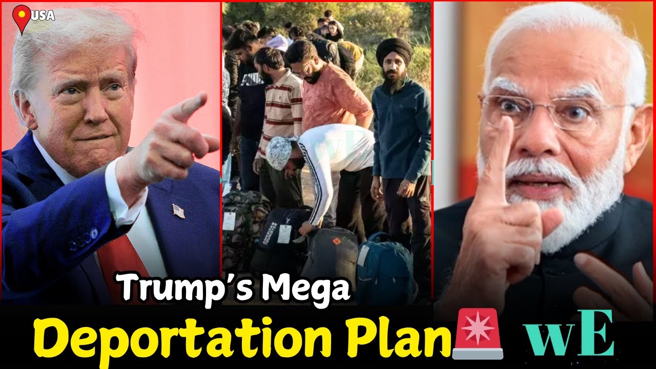 Trump Plans Historic Deportation Amid Surge Indian Illegal Immigration -Gujarat Connection -WorldEye