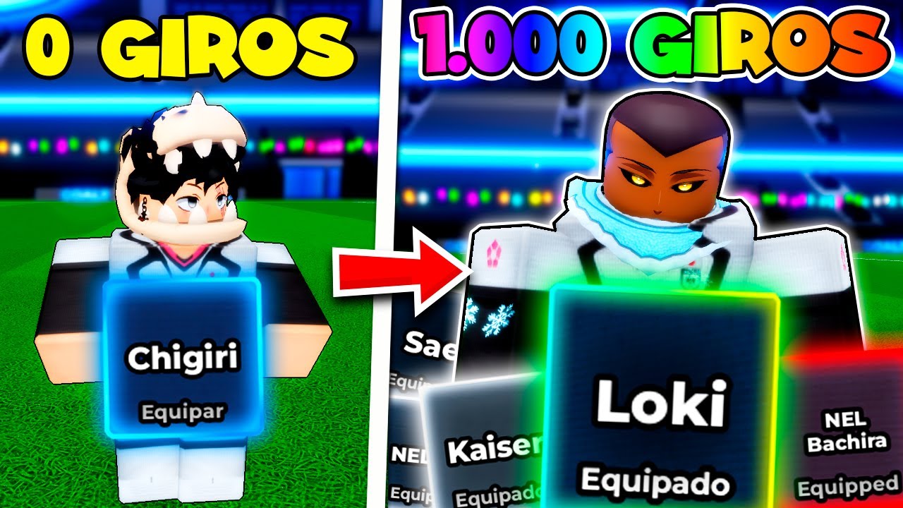 Quantos Giros da Sorte Precisa pra Pegar o LOKI no Blue Lock Rivals?!