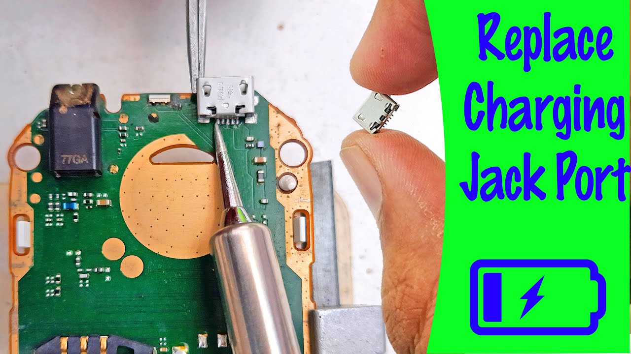 How to change any mobile phone charging port micro USB Jack base Tutorial#19