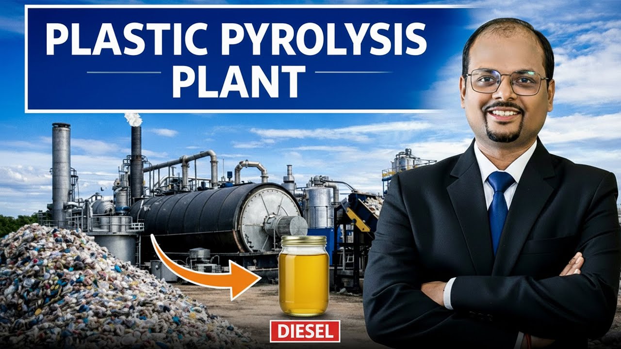 Waste Plastic Se Diesel! Plastic Pyrolysis Plant Ka Andar Ka Sach | Full Project details
