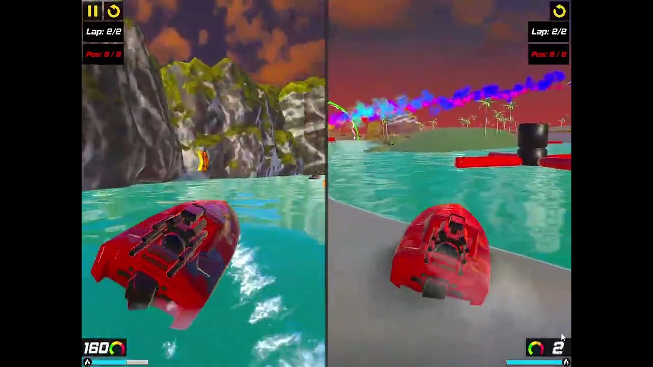 Jet Boat Racing 🕹️ game play #1 #games  #gaming