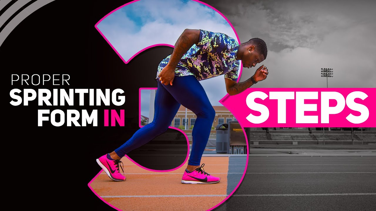 Правильная техника бега на короткие дистанции в 3 этапа