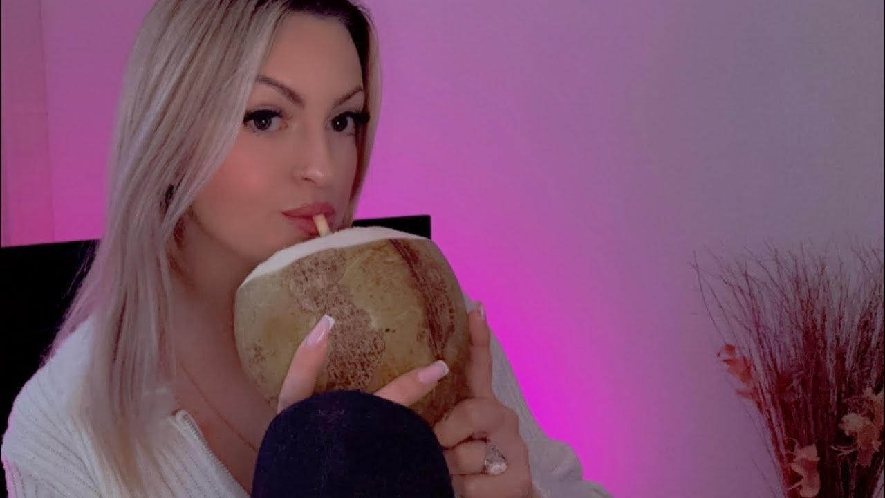Asmr FR | Dégustation Noix de Coco Fraîche + Séries/Films coup de 🫶 + SkinCare Routine Yepoda •