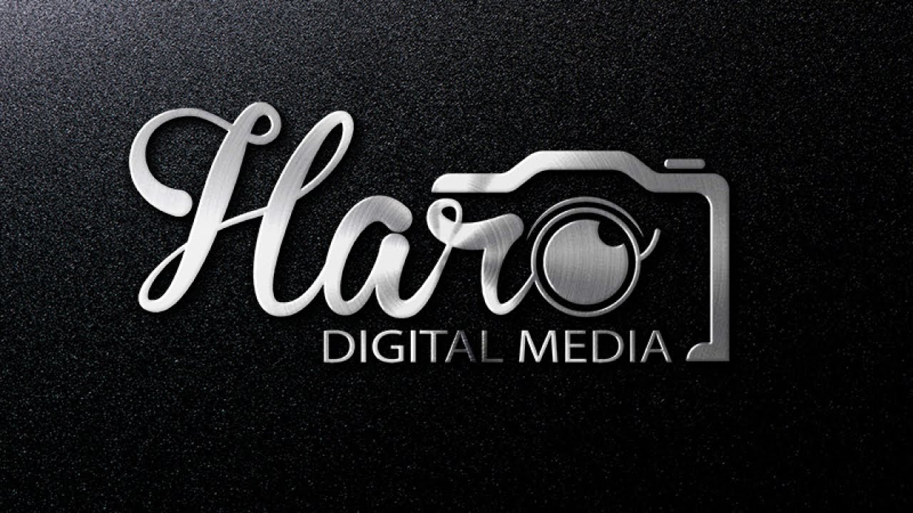 Photography Logo Design Tutorial in Illustrator and  Photoshop mockup