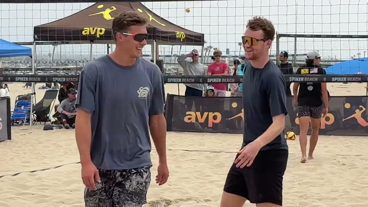 Seain Cook Brian Miller v Caleb Kwekel Gage Basey #beachvolleyballworld