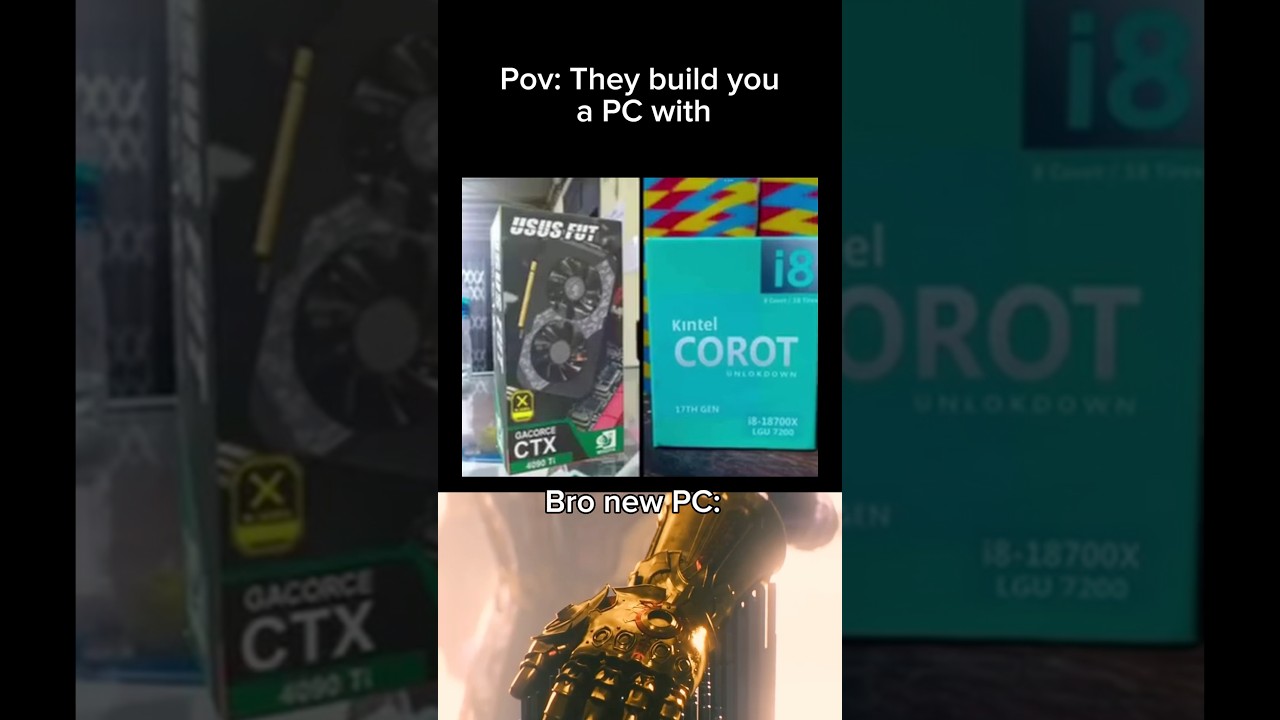 bro find best CPU N GPU #pc #gpu #gamingpc #pcgamer