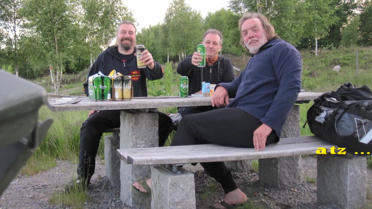 Mit drei Harleys zum Nordcap - 2010 Nordkap Nordkapp
