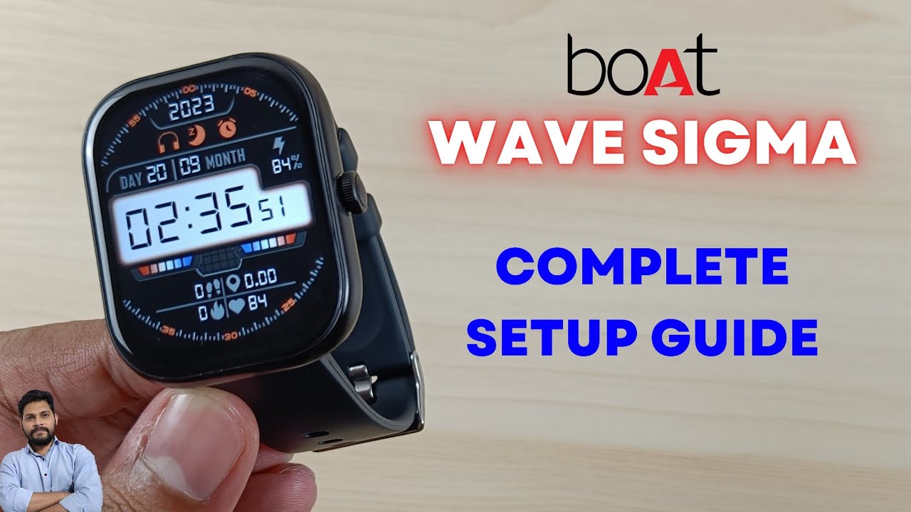 Boat Wave Sigma Smartwatch Full Setup Guide