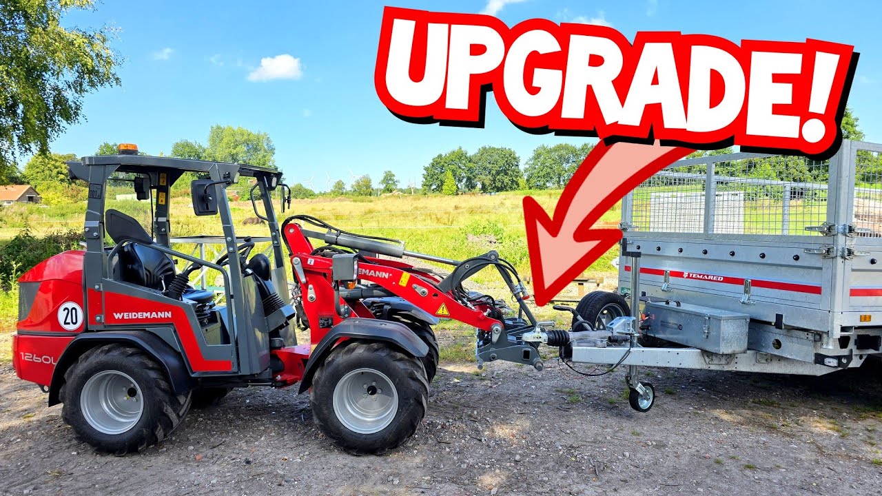 DAS braucht JEDER Hoflader! | ANHÄNGER - RANGIERHILFE am WEIDEMANN LP 1260 gebaut | Mr. Moto