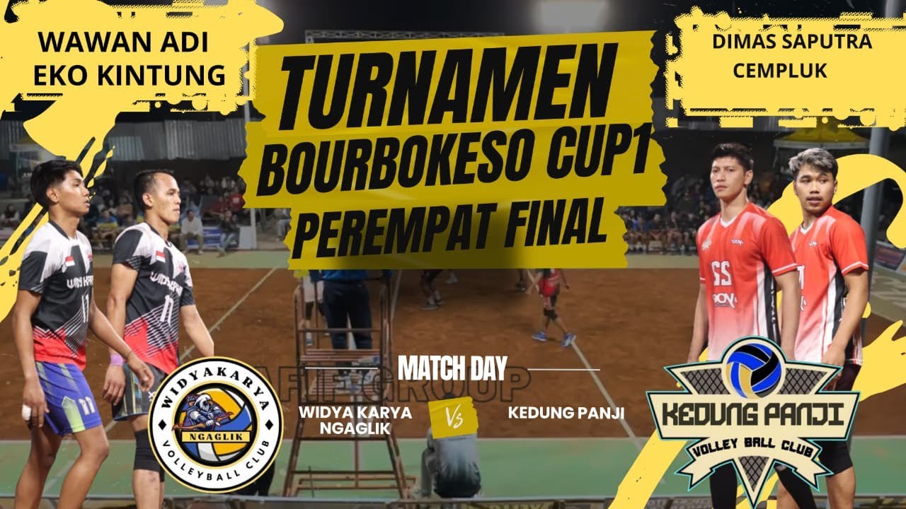 DIMAS SAPUTRA DI TAKLUKKAN EKO KINTUNG - WIDYA KARYA VS KEDUNG PANJI // 8 BESAR BOURBOKESO CUP 1