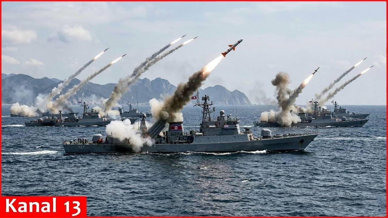 Северная Корея провела второе за неделю испытание стратегической крылатой ракеты в присутствии Ки...