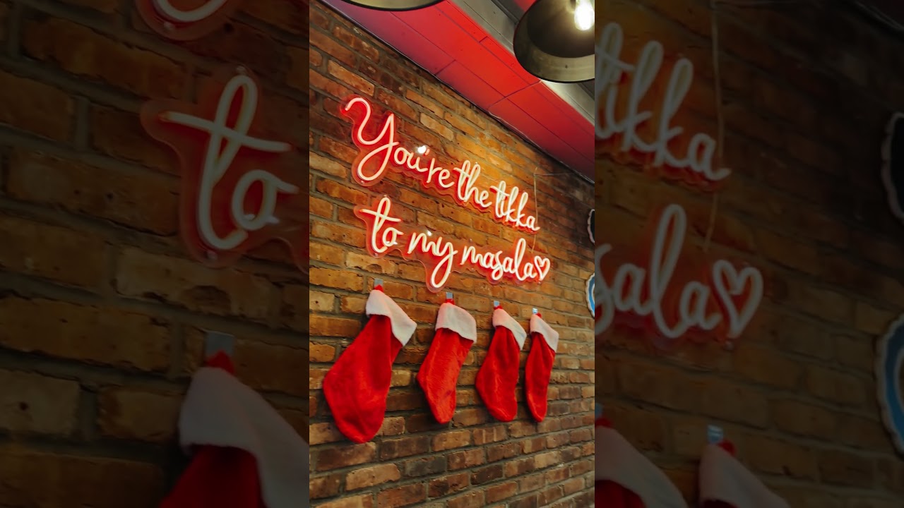 Sock of Surprises magic awaits! 🎄✨ #christmas #nycrestaurants #indianfood