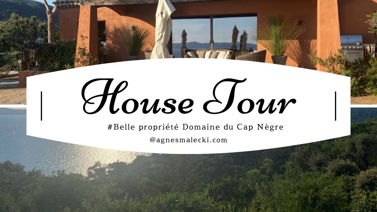 À VENDRE - LUXUEUSE PROPRIÉTÉ - DOMAINE DU CAP NÈGRE - VUE MER SOMPTUEUSE