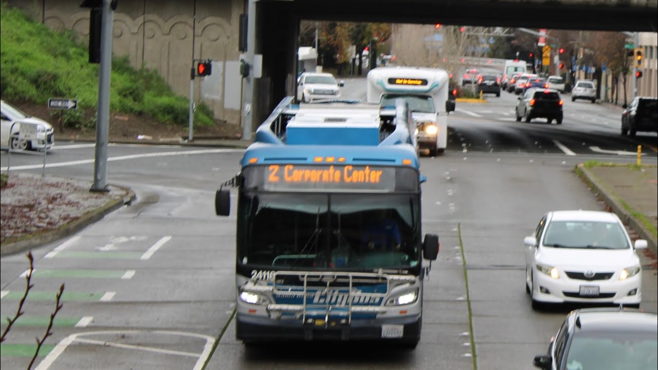 [4K] Bus Variety Around Santa Rosa Plaza 