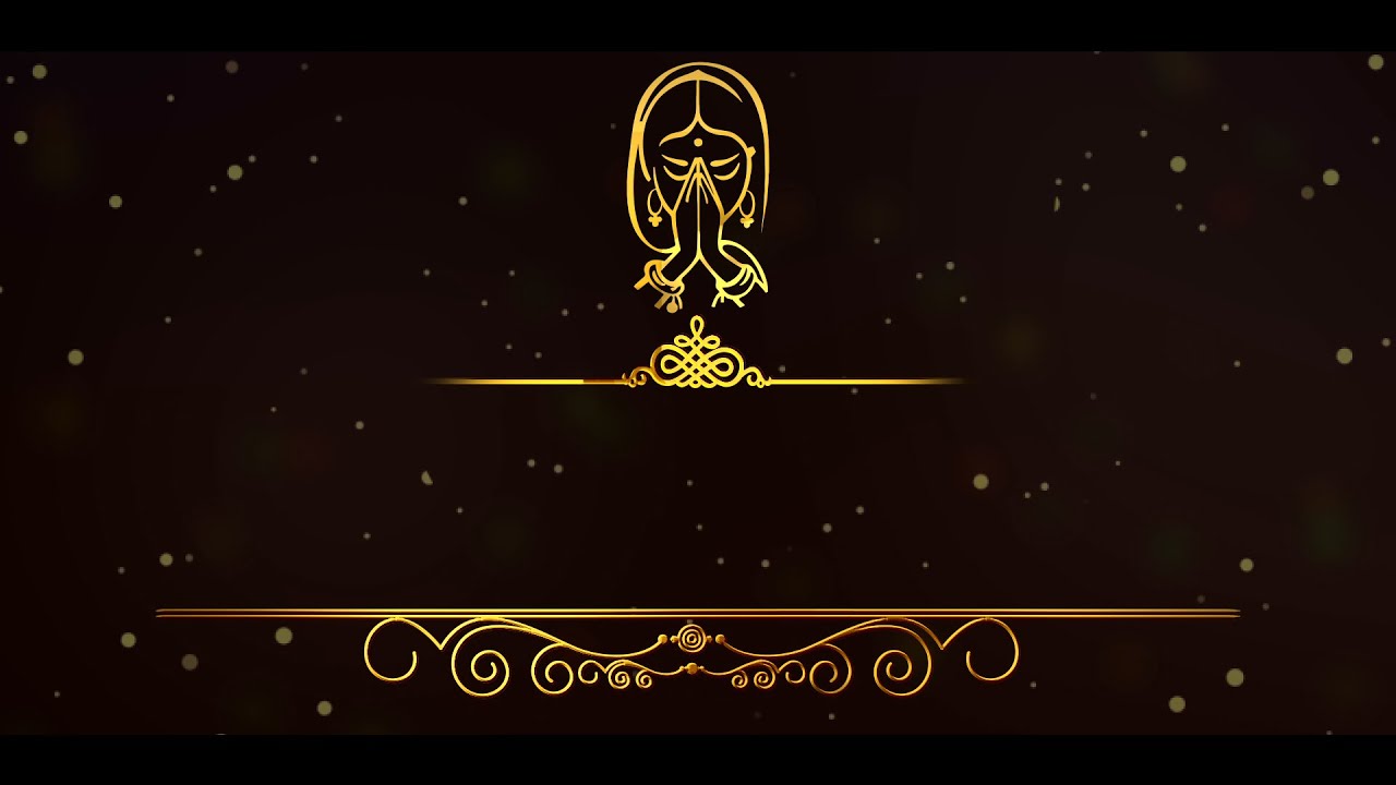 Wedding Invitation Video Background Green Screen || Without Text || Blank