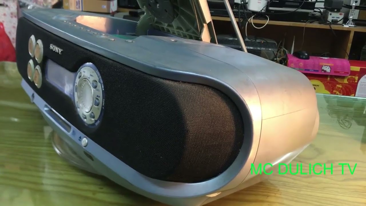 Đài Bombox  Radio CD MD SONY ZS-M30 -- REVIEW GIỚI THIỆU - ĐÀI CASSETTE  SONY -BÁN-GIAO LƯU-SALE OFF