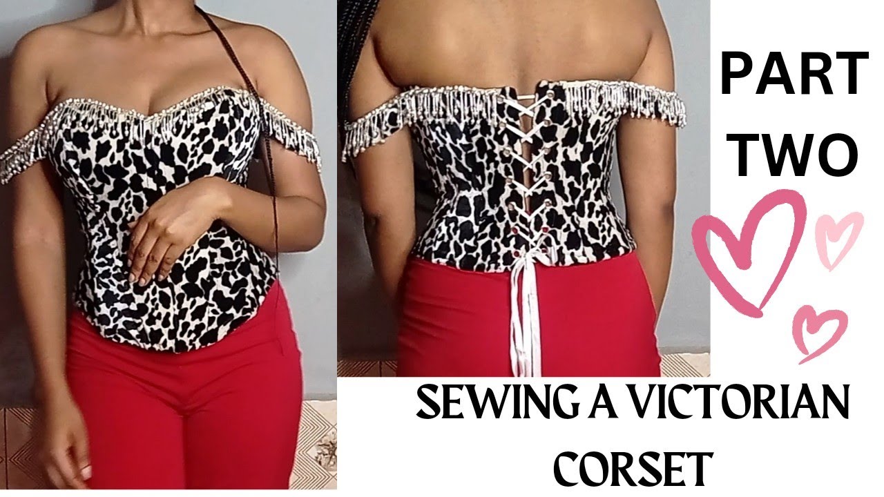 How to sew a Victorian Corset for beginners #victoriancorset #corset